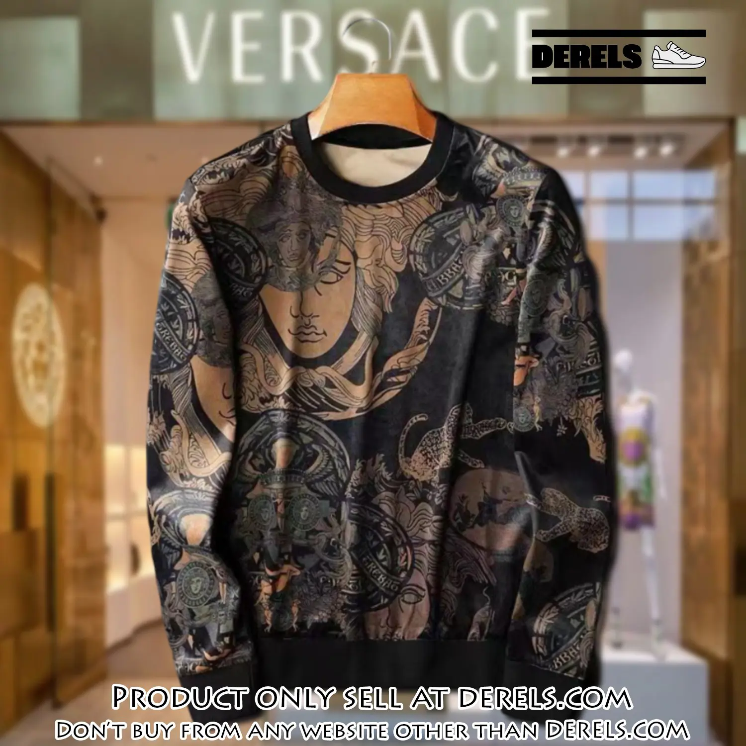 Versace luxury ugly sweater for winter lzu1406 dr3001194